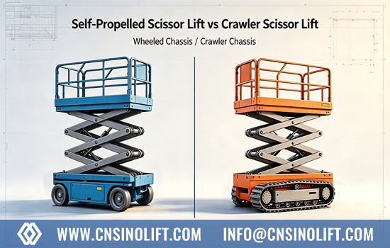 self-propelled scissor lift vs crawler scissor lift